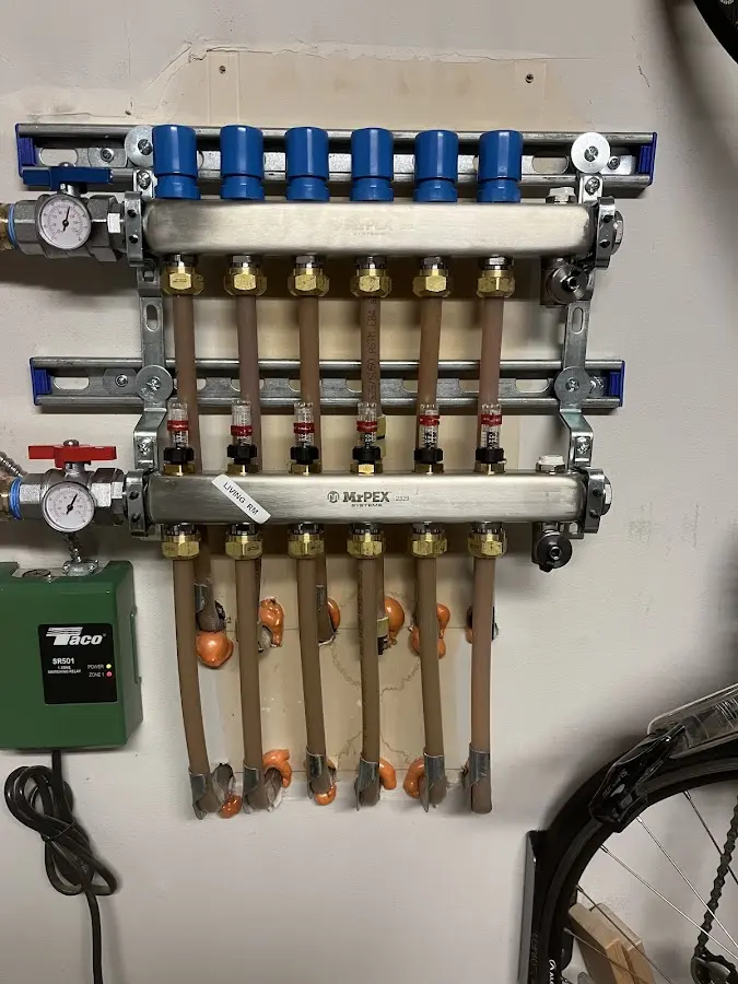 Plumber performing Leak Detection at a residential property in Burbank